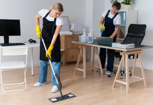 Nettoyage de bureau professionnel à Flée